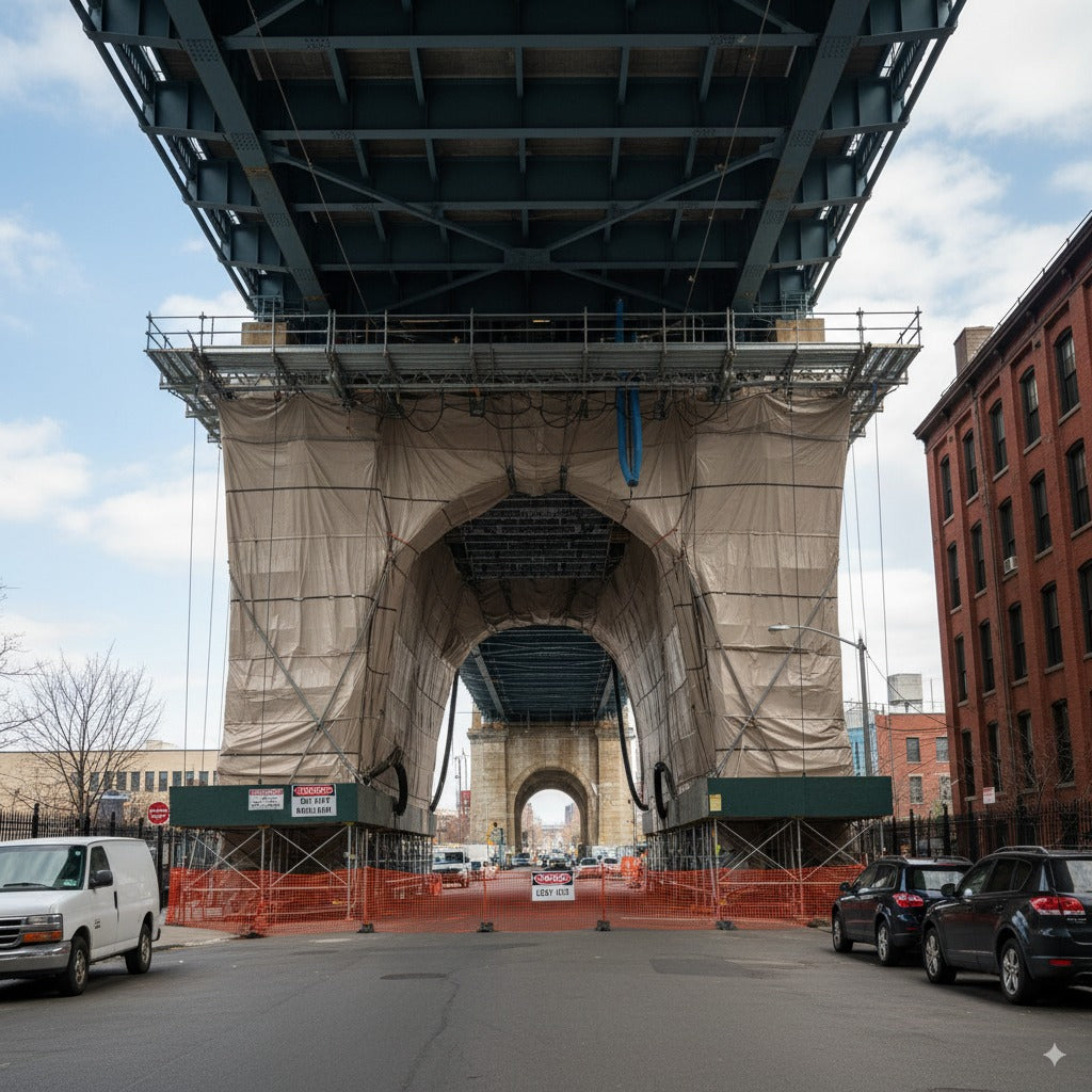 Bridge Containment Tarps