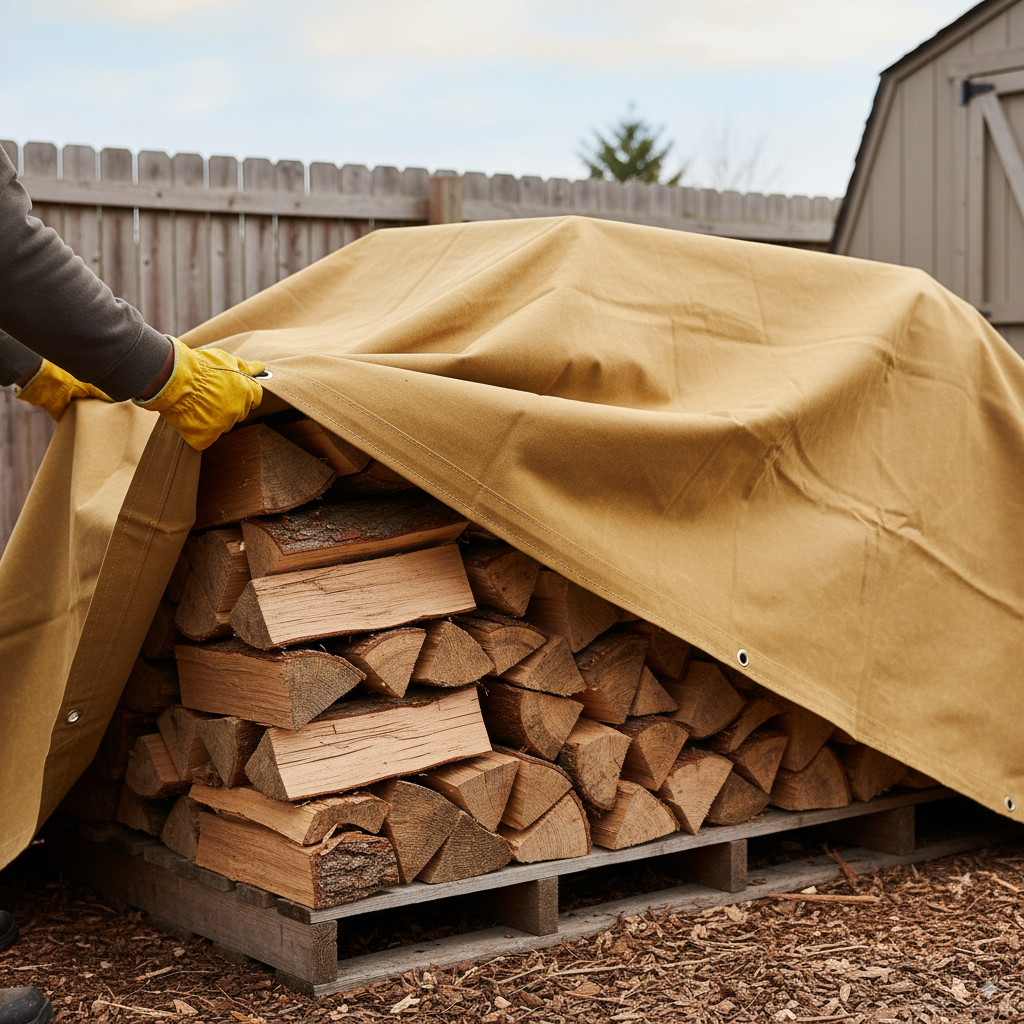 Cotton Canvas Tarps, Natural, Untreated